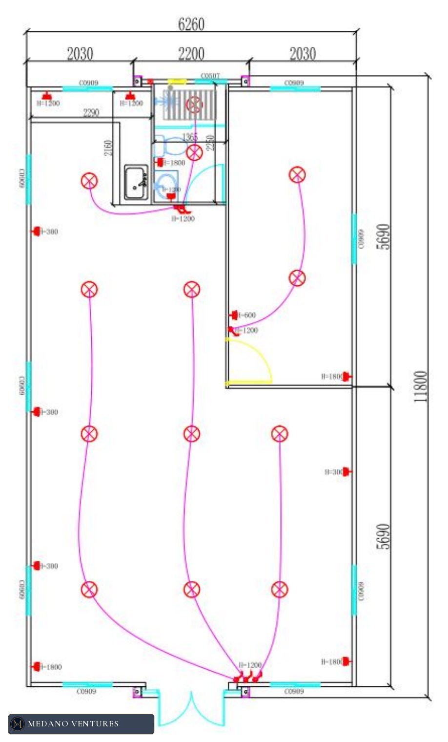 Casa 40 FT: distribución 9